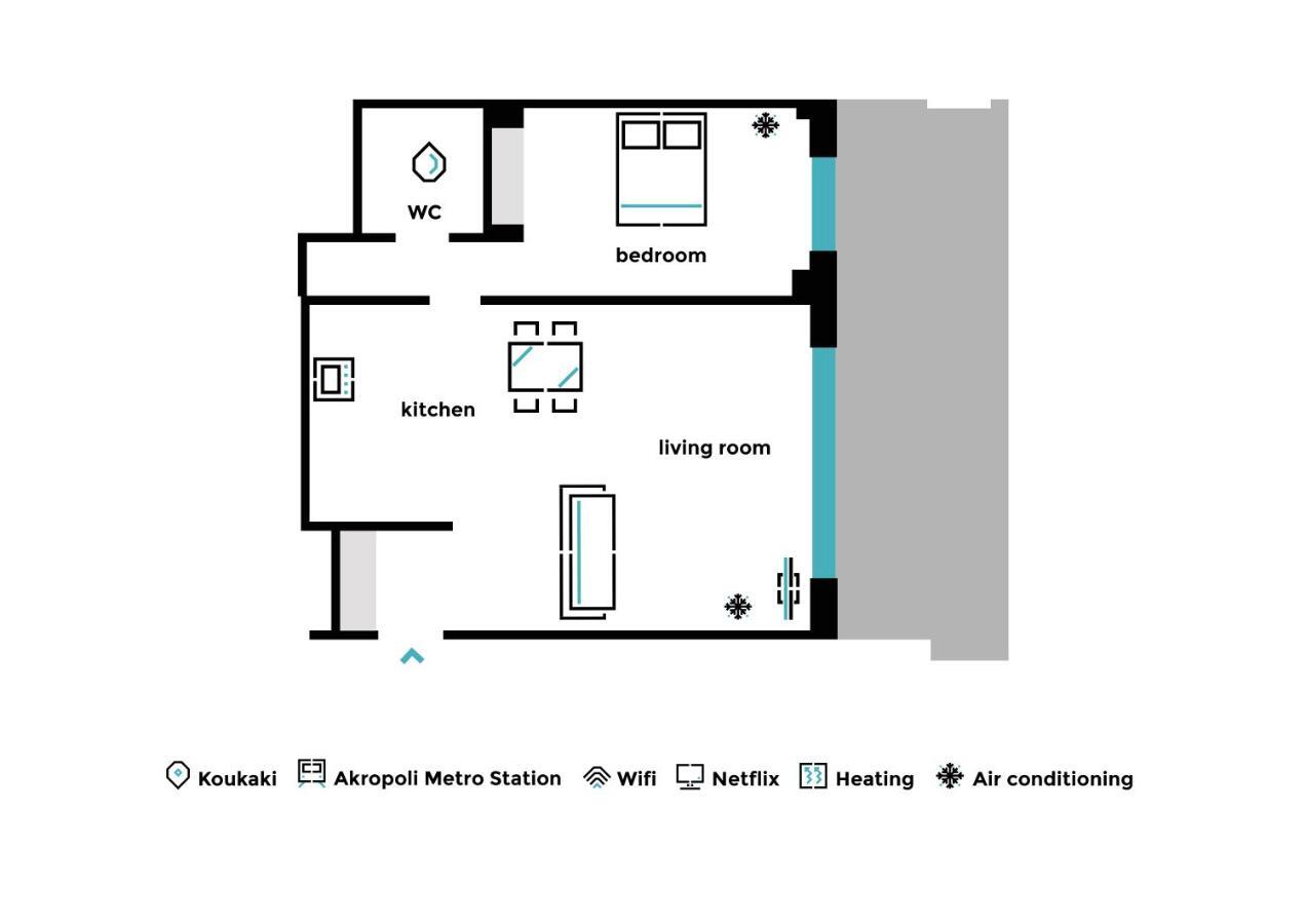 Modern 1Bd Apartment Close To The Acropolis Museum By Upstreet Αθήνα Εξωτερικό φωτογραφία